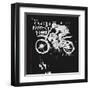 Symbolic Image of the Bike for Motocross-Dmitriip-Framed Art Print