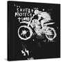 Symbolic Image of the Bike for Motocross-Dmitriip-Stretched Canvas