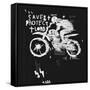 Symbolic Image of the Bike for Motocross-Dmitriip-Framed Stretched Canvas