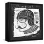 Symbolic Image of the Head of the Rider in the Old Helmet-Dmitriip-Framed Stretched Canvas