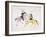 Symbolic Portrayal of the Conflict Between the Indians and the Whites-Kills Two-Framed Giclee Print
