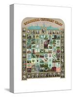 Symbolical Centenary Chart of American History-null-Stretched Canvas