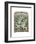 Symbolical Centenary Chart of American History-null-Framed Premium Giclee Print