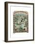 Symbolical Centenary Chart of American History-null-Framed Art Print