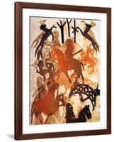 Symbols and Runes, 2000-Gloria Wallington-Framed Giclee Print