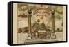 Symbols - Emblematic Chart and Masonic History of Free and Accepted Masons-null-Framed Stretched Canvas