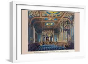 Symbols - Grand Lodge Room of the New Masonic Hall, Chestnut Street Philadelphia-Rosenthal-Framed Art Print