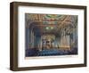 Symbols - Grand Lodge Room of The New Masonic Hall, Chestnut Street Philadelphia-null-Framed Art Print