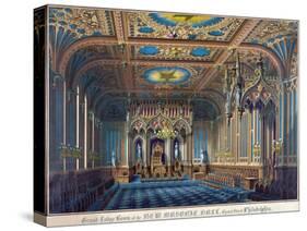 Symbols - Grand Lodge Room of The New Masonic Hall, Chestnut Street Philadelphia-null-Stretched Canvas