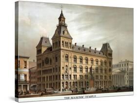 Symbols - Masonic Hall - Cincinnati, Ohio-null-Stretched Canvas