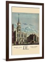 Symbols - Masonic Hall - Philadelphia-null-Framed Art Print