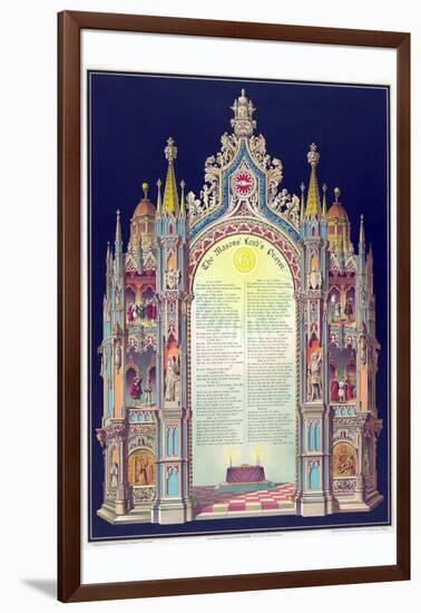 Symbols -Masonic Lord's Prayer-null-Framed Art Print