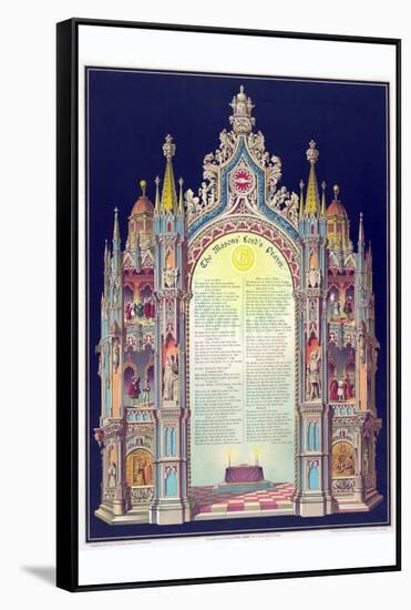 Symbols -Masonic Lord's Prayer-null-Framed Stretched Canvas