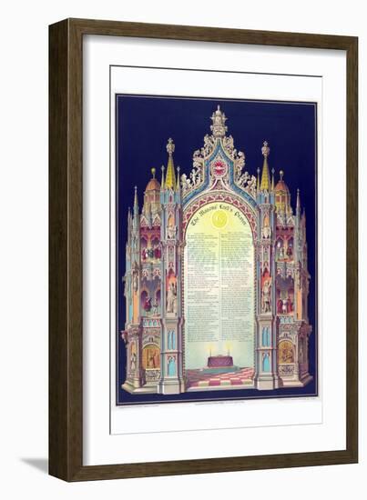 Symbols -Masonic Lord's Prayer-null-Framed Art Print