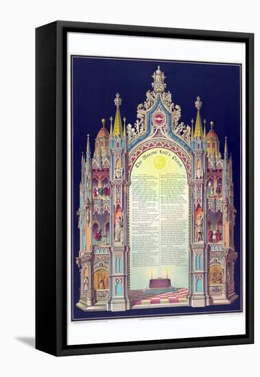 Symbols -Masonic Lord's Prayer-null-Framed Stretched Canvas
