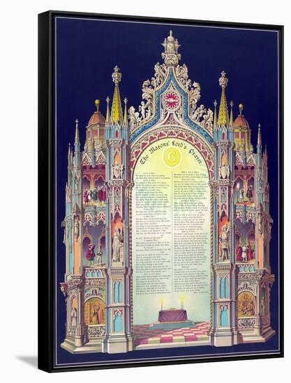 Symbols -Masonic Lord's Prayer-null-Framed Stretched Canvas