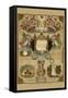 Symbols -Masonic Record-Hudson-Framed Stretched Canvas