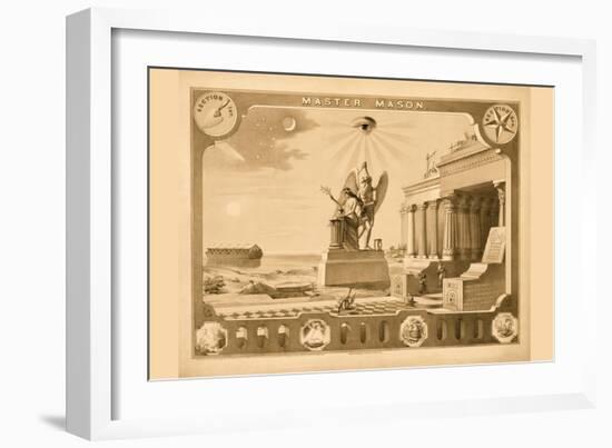 Symbols -Master Mason-Mayer-Framed Art Print