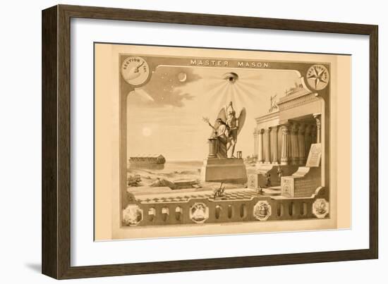 Symbols -Master Mason-null-Framed Art Print