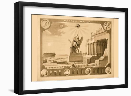 Symbols -Master Mason-null-Framed Art Print