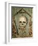 Symbols of Afterlife, Roman Mosaic from House of Tragic Poet, Pompeii, Italy-null-Framed Giclee Print