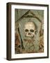 Symbols of Afterlife, Roman Mosaic from House of Tragic Poet, Pompeii, Italy-null-Framed Giclee Print