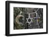 Symbols of Islam, Judaism and Christianity, Eure, France-Godong-Framed Photographic Print