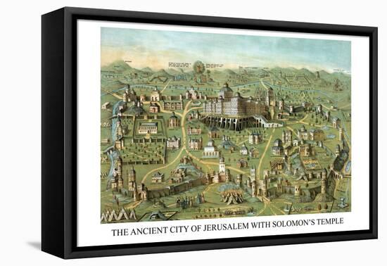 Symbols -Solomon's Temple-Charles O'Donnell-Framed Stretched Canvas