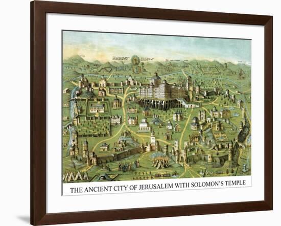 Symbols -Solomon's Temple-Charles O'Donnell-Framed Art Print