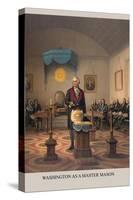 Symbols - Washington as a Free Mason-Strobridge & Gerlach-Stretched Canvas