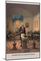 Symbols - Washington As a Free Mason-null-Mounted Art Print