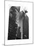 Symetric Perspective Skyscraper in Manhattan, NYC, White Frame, Full Size Photography-Philippe Hugonnard-Mounted Art Print