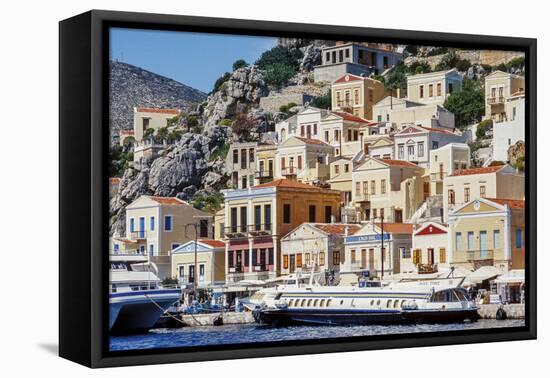 Symi Island, Greece-Ali Kabas-Framed Stretched Canvas