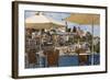 Symi Town, Symi Island, Dodecanese Islands, Greece-Peter Adams-Framed Photographic Print