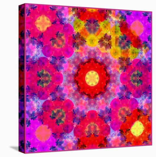 Symmetric Dreamy Photographic Layer Work from Tulips-Alaya Gadeh-Stretched Canvas