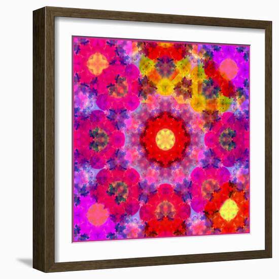 Symmetric Dreamy Photographic Layer Work from Tulips-Alaya Gadeh-Framed Photographic Print