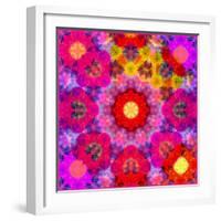 Symmetric Dreamy Photographic Layer Work from Tulips-Alaya Gadeh-Framed Photographic Print