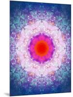 Symmetric Energetic Floral Montage of Flowers-Alaya Gadeh-Mounted Photographic Print