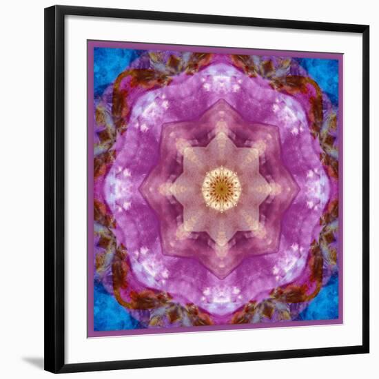 Symmetric Layer Work from Flowers Photographs-Alaya Gadeh-Framed Photographic Print