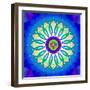 Symmetric Montage of Flowers and Fruits-Alaya Gadeh-Framed Photographic Print