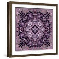 Symmetric Montage of Flowers-Alaya Gadeh-Framed Photographic Print