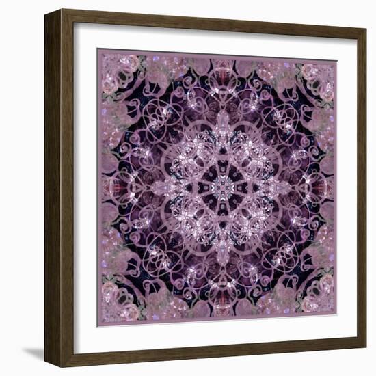 Symmetric Montage of Flowers-Alaya Gadeh-Framed Photographic Print