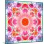 Symmetric Multicolor Layer Work of Blossoms-Alaya Gadeh-Mounted Photographic Print