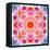 Symmetric Multicolor Layer Work of Blossoms-Alaya Gadeh-Framed Stretched Canvas