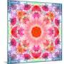 Symmetric Multicolor Layer Work of Blossoms-Alaya Gadeh-Mounted Photographic Print