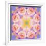 Symmetric Multicolor Layer Work of Blossoms-Alaya Gadeh-Framed Photographic Print