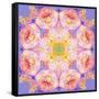 Symmetric Multicolor Layer Work of Blossoms-Alaya Gadeh-Framed Stretched Canvas