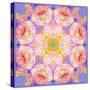 Symmetric Multicolor Layer Work of Blossoms-Alaya Gadeh-Stretched Canvas