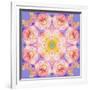 Symmetric Multicolor Layer Work of Blossoms-Alaya Gadeh-Framed Photographic Print