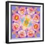 Symmetric Multicolor Layer Work of Blossoms-Alaya Gadeh-Framed Photographic Print